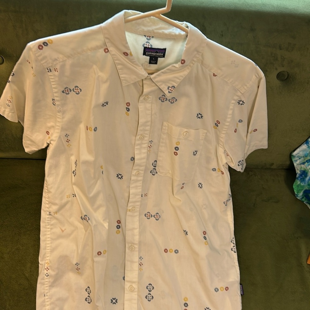 Patagonia shirt sleeve shirt size large